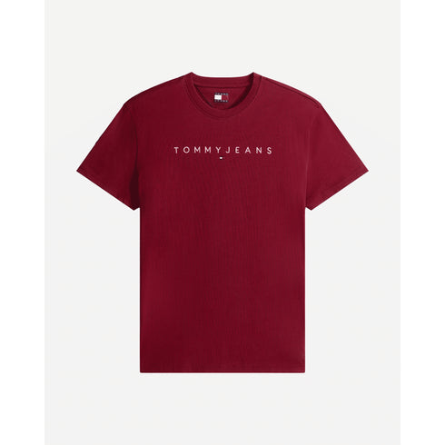 Tommy Hilfiger T-shirt T SHIRT TOMMY HILFIGER LINEAR LOGO S A25-TOMMY JEANSDM20744-0KP-S - Francavilla Moda