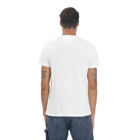 Tommy Hilfiger T-shirt mm T-shirt uomo a manica corta Linear Chest con logo S P26-TOMMY JEANSDM21780-YBL-S - Francavilla Moda