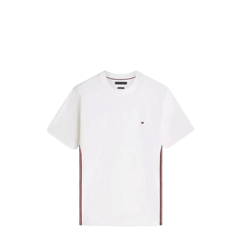 Tommy Hilfiger T-shirt T-shirt Uomo con dettaglio strisce laterali S P26-TOMMY HILFIGERMW42393-YBR-S - Francavilla Moda