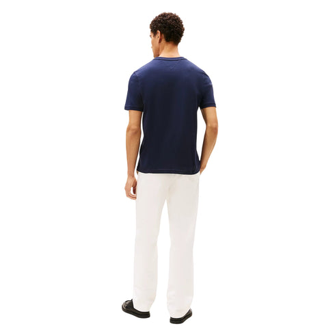 Tommy Hilfiger T-shirt mm T-shirt uomo con logo ricamato S - Francavilla Moda