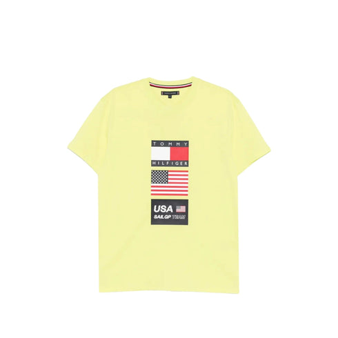 Tommy Hilfiger T-Shirt T-shirt Uomo con tre bandiere frontali XS - Francavilla Moda