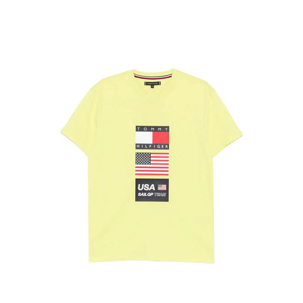 Tommy Hilfiger T-Shirt T-shirt Uomo con tre bandiere frontali XS - Francavilla Moda