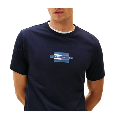 Tommy Hilfiger T-shirt T-shirt Uomo Flag Box S P25 - TOMMY HILFIGERMW38636 - DW5 - S - Francavilla Moda