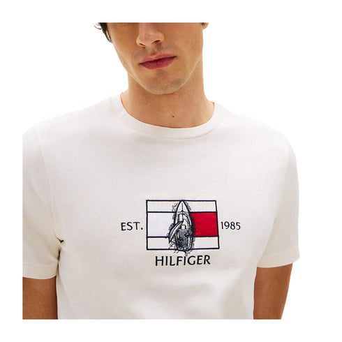 Tommy Hilfiger T-shirt T-shirt Uomo Flag Sailing S - Francavilla Moda