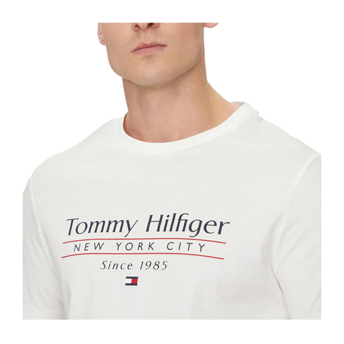 Tommy Hilfiger T-shirt T-shirt Uomo girocollo Center Stack S P25 - TOMMY HILFIGERMW38621 - YBR - S - Francavilla Moda