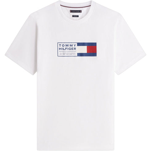Tommy Hilfiger T-shirt T-shirt Uomo girocollo con logo box S P26-TOMMY HILFIGERMW42366-YBR-S - Francavilla Moda