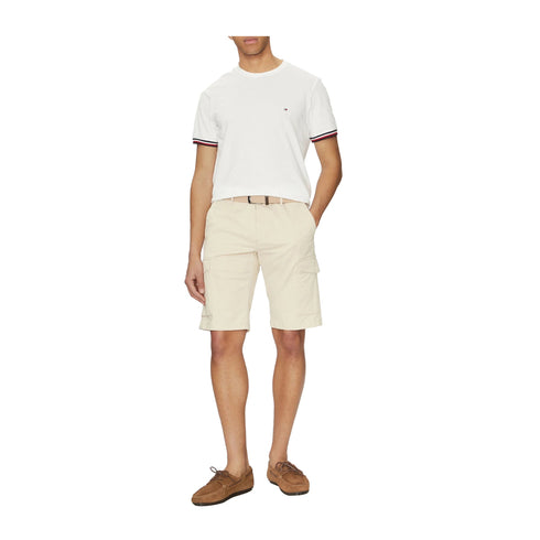 Tommy Hilfiger T-shirt T-shirt Uomo Global Stripe Cuff S P25 - TOMMY HILFIGERMW38630 - YBR - S - Francavilla Moda