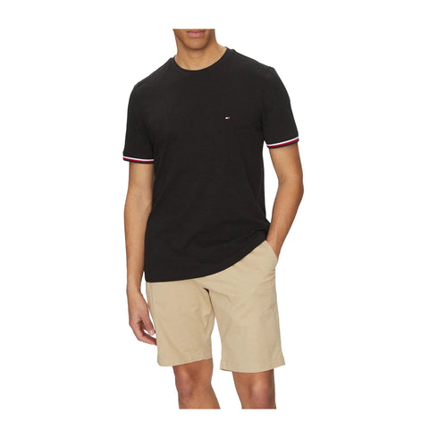 Tommy Hilfiger T-shirt T-shirt Uomo Global Stripe Cuff S - Francavilla Moda