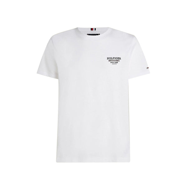 Tommy Hilfiger T-shirt T-shirt Uomo Global Stripe Bianco A24 - TOMMY HILFIGERMW36208 - YBR - S - Francavilla Moda