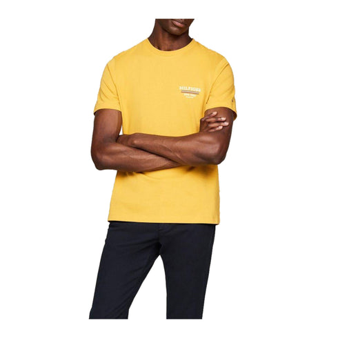 Tommy Hilfiger T-shirt T-shirt Uomo Global Stripe Ocra A24 - TOMMY HILFIGERMW36208 - ZE1 - S - Francavilla Moda