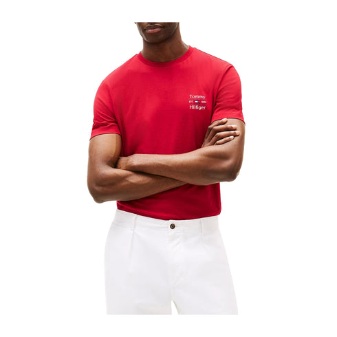 Tommy Hilfiger T-shirt T-shirt Uomo Hilfiger Stack S P25 - TOMMY HILFIGERMW38622 - XLD - S - Francavilla Moda