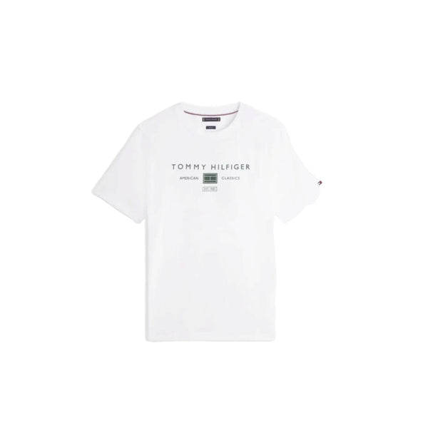 Tommy Hilfiger T-shirt T-shirt Uomo in cotone con stampa S P26-TOMMY HILFIGERMW42365-YBR-S - Francavilla Moda
