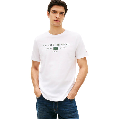 Tommy Hilfiger T-shirt T-shirt Uomo in cotone con stampa S P26-TOMMY HILFIGERMW42365-YBR-S - Francavilla Moda