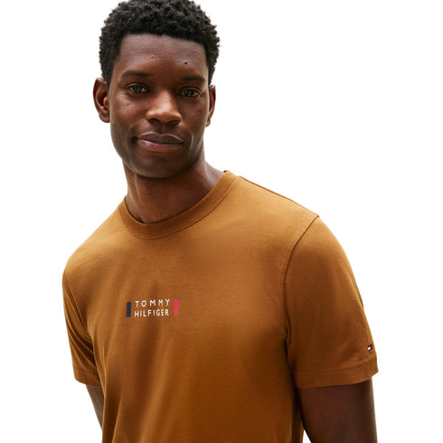 Tommy Hilfiger T-shirt mm T-shirt uomo in cotone regular fit S P26-TOMMY HILFIGERMW41453-GWP-S - Francavilla Moda