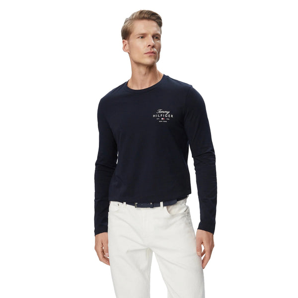 Tommy Hilfiger T-shirt T-shirt Uomo lunga Script Stack S A26-TOMMY HILFIGERMW43225-DW5-S - Francavilla Moda