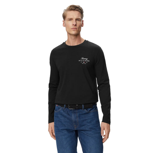 Tommy Hilfiger T-shirt T-shirt Uomo lunga Script Stack S - Francavilla Moda