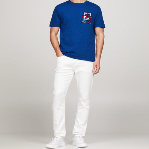 Tommy Hilfiger T-shirt T-shirt Uomo Macrologo Monogram Royal P24-TOMMY HILFIGERMW34423-C5J-S - Francavilla Moda
