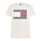 Tommy Hilfiger T - shirt T - shirt Uomo maxi grosgrain flag Latte - Francavilla Moda