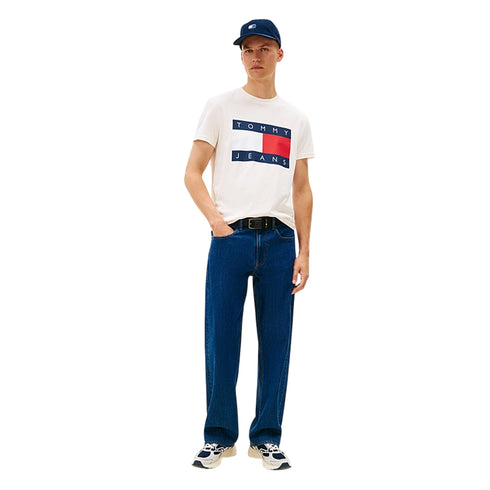 Tommy Hilfiger T-shirt mm T-shirt uomo Regular in jersey big flag S P26-TOMMY JEANSDM22645-YBH-S - Francavilla Moda