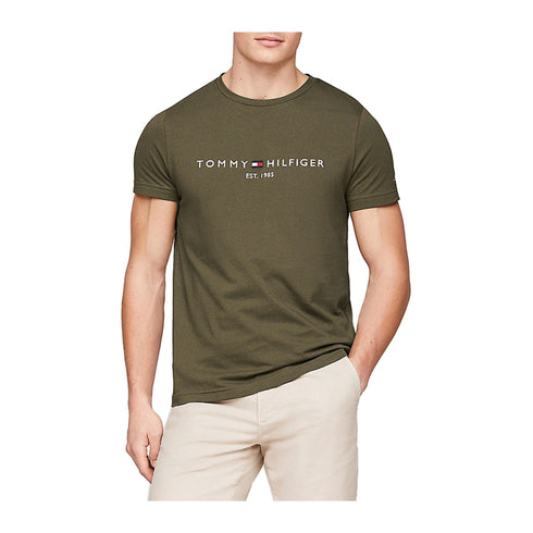 Tommy Hilfiger T-shirt T-shirt Uomo slim con logo Militare A24 - TOMMY HILFIGERMW11797 - RBN - S - Francavilla Moda