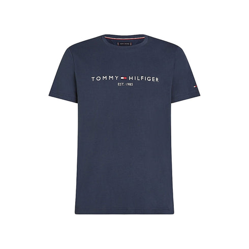 Tommy Hilfiger T-shirt T-shirt Uomo slim con logo Denim A24 - TOMMY HILFIGERMW11797 - POM - S - Francavilla Moda