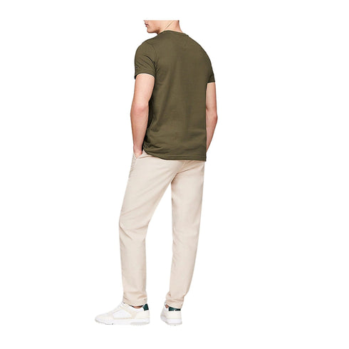 Tommy Hilfiger T-shirt T-shirt Uomo slim con logo Militare A24 - TOMMY HILFIGERMW11797 - RBN - S - Francavilla Moda