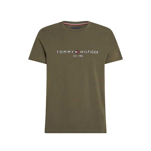 Tommy Hilfiger T-shirt T-shirt Uomo slim con logo Militare A24 - TOMMY HILFIGERMW11797 - RBN - S - Francavilla Moda