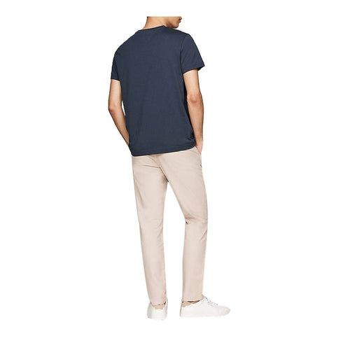Tommy Hilfiger T-shirt T-shirt Uomo slim con logo Denim A24 - TOMMY HILFIGERMW11797 - POM - S - Francavilla Moda