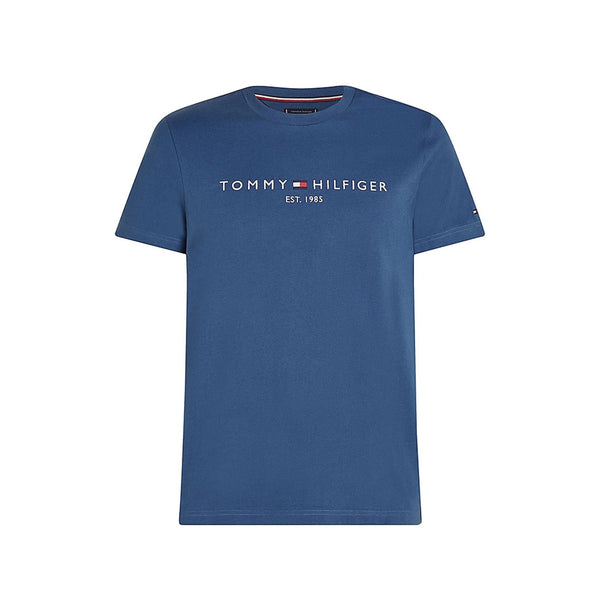 Tommy Hilfiger T-shirt T-shirt Uomo slim con logo Indaco - Francavilla Moda