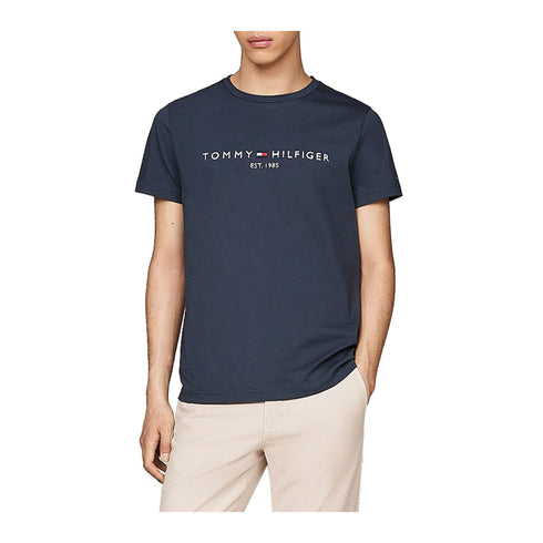 Tommy Hilfiger T-shirt T-shirt Uomo slim con logo Denim A24 - TOMMY HILFIGERMW11797 - POM - S - Francavilla Moda