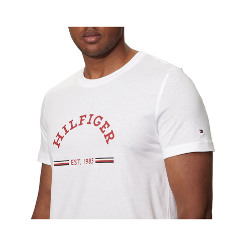 Tommy Hilfiger T-shirt T-shirt Uomo slim con stampa Bianco A24 - TOMMY HILFIGERMW35466 - YBR - S - Francavilla Moda
