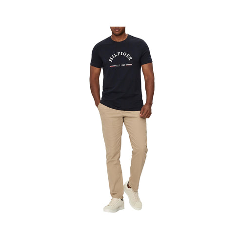 Tommy Hilfiger T-shirt T-shirt Uomo slim con stampa Blu A24 - TOMMY HILFIGERMW35466 - DW5 - S - Francavilla Moda