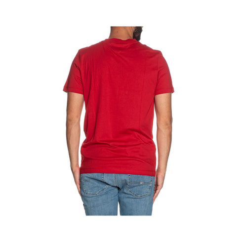 Tommy Hilfiger T-shirt T-shirt Uomo slim con stampa Rosso A24 - TOMMY HILFIGERMW35466 - XLG - S - Francavilla Moda
