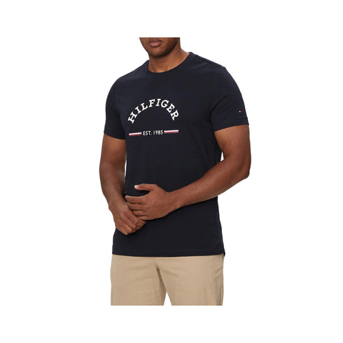 Tommy Hilfiger T-shirt T-shirt Uomo slim con stampa Blu A24 - TOMMY HILFIGERMW35466 - DW5 - S - Francavilla Moda