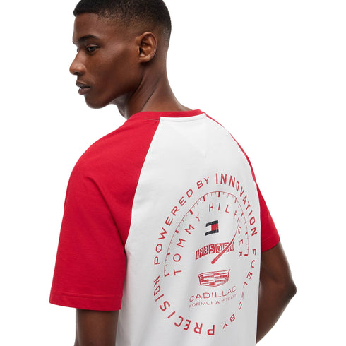 Tommy Hilfiger T-shirt mm T-shirt uomo TH x Cadillac Formula 1® Team con grafica S - Francavilla Moda