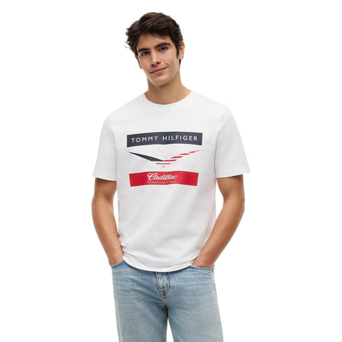 Tommy Hilfiger T-shirt mm T-shirt uomo TH x Cadillac Formula 1® Team grafica Chevron S - Francavilla Moda