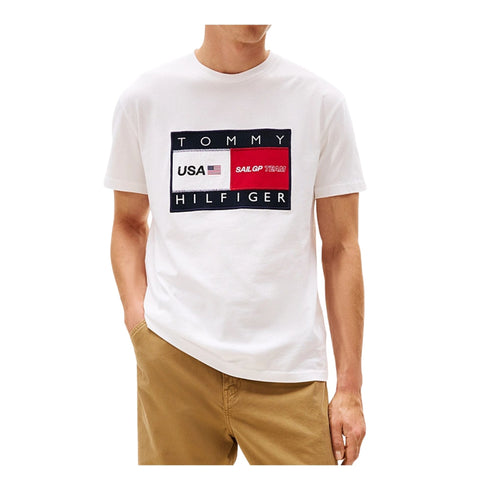 Tommy Hilfiger T-shirt T-shirt Uomo U.S. Sail GP Team Flag S - Francavilla Moda