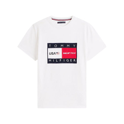 Tommy Hilfiger T-shirt T-shirt Uomo U.S. Sail GP Team Flag S - Francavilla Moda