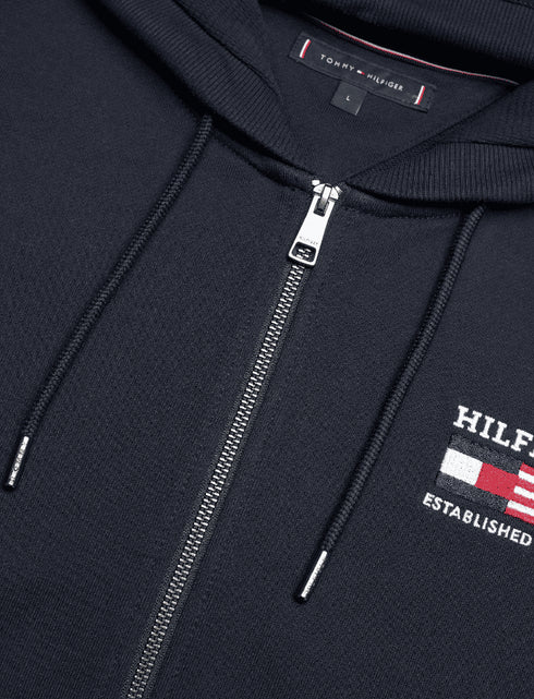 Tommy Hilfiger Felpa con zip Tommy Hilfiger - Felpa zip con logo S - Francavilla Moda