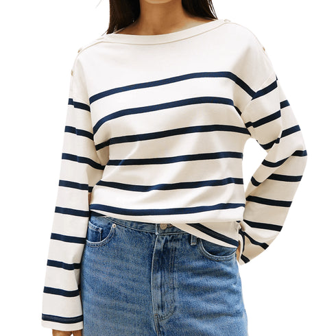 Tommy Hilfiger Felpa girocollo Tommy Hilfiger - Pullover con scollatura a barca XS A25-TOMMY HILFIGERWW45760-0FG-XS - Francavilla Moda