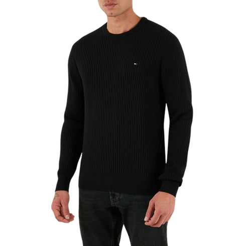 Tommy Hilfiger Pullover Tommy Hilfiger - Pullover in maglia a coste con cashmere XL - Francavilla Moda
