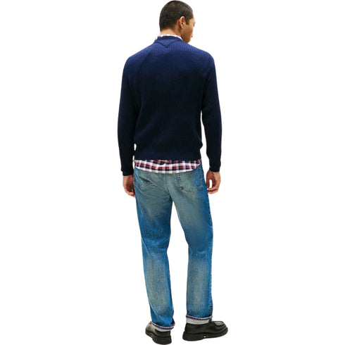 Tommy Hilfiger Pullover Tommy Hilfiger - Pullover in maglia a coste con cashmere S A25-TOMMY HILFIGERMW40449-DW5-S - Francavilla Moda