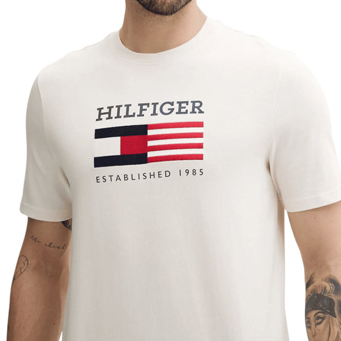Tommy Hilfiger T-shirt Tommy Hilfiger - T-shirt con bandiera S A25-TOMMY HILFIGERMW39843-ZOO-S - Francavilla Moda