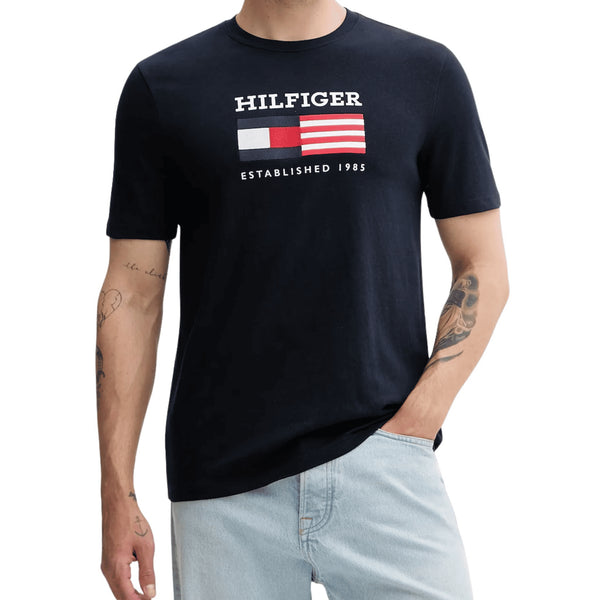 Tommy Hilfiger T-shirt Tommy Hilfiger - T-shirt con bandiera S  - Francavilla Moda