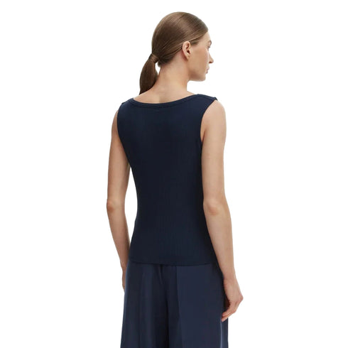 Tommy Hilfiger Top Top Donna Slim fit a coste XS P26-TOMMY HILFIGERWW47807-YBL-XS - Francavilla Moda