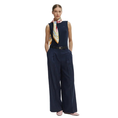Tommy Hilfiger Top Top Donna Slim fit a coste XS P26-TOMMY HILFIGERWW47807-YBL-XS - Francavilla Moda