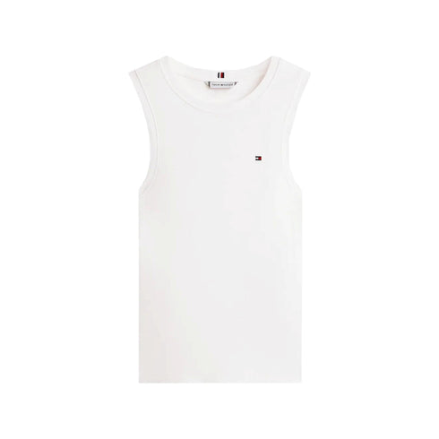 Tommy Hilfiger Top Top Donna Slim fit a coste XS P26-TOMMY HILFIGERWW47807-YBL-XS - Francavilla Moda