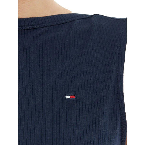 Tommy Hilfiger Top Top Donna Slim fit a coste XS P26-TOMMY HILFIGERWW47807-YBL-XS - Francavilla Moda