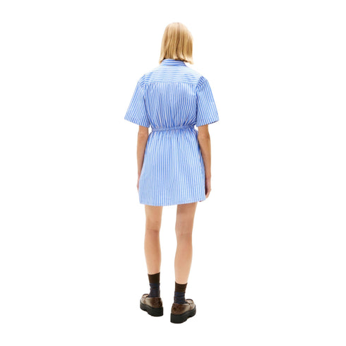 TOMMY JEANS Abito Abito corto Donna a righe con coulisse in vita XS - Francavilla Moda