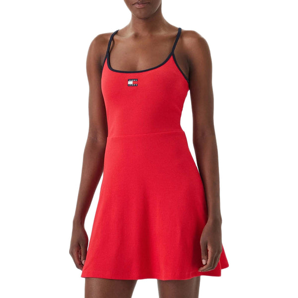 TOMMY JEANS Abito Abito corto Donna con bandierina frontale XS - Francavilla Moda